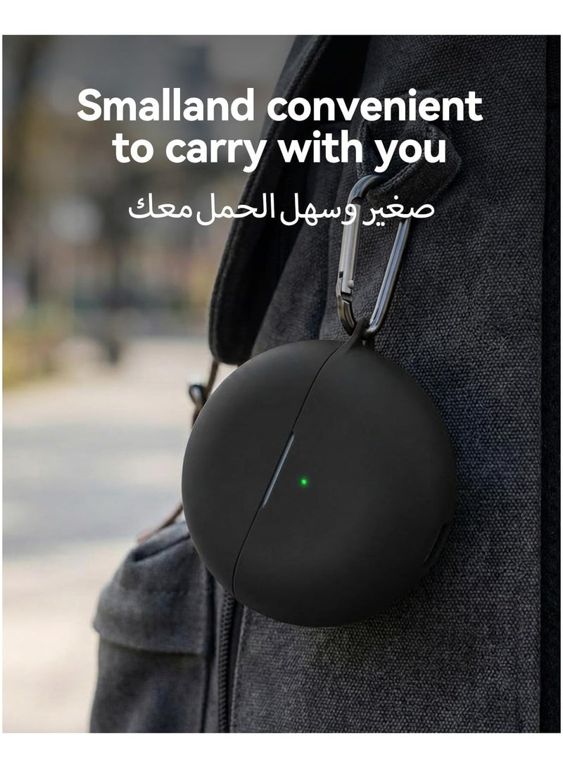 INEIX Silicone Case Cover Compatible with Huawei FreeBuds 7i - Premium Silicone with Hook, Shockproof Protection - Image 5